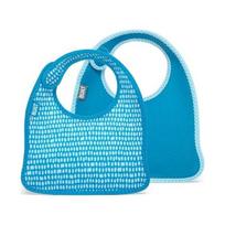 Built Built Śliniak Mess Mate Dribble Dots Blue 2 szt.