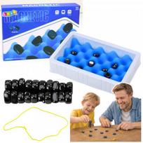 LEAN Toys Magnetic Stones Strategy Arcade Game with a 40-piece board.