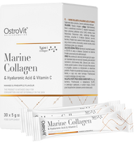 OstroVit Marine Collagen + Hyaluronic Acid + Vitamin C, Mango Pineapple, 5 g x 30