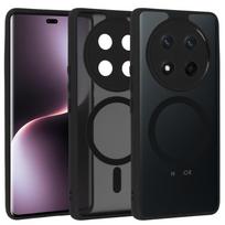 Full Matte Mag Cover do Honor Magic7 Lite juodos spalvos