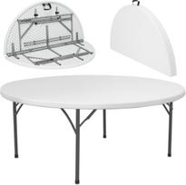 Hendi Apvalus sulankstomas iki 250 kg sveriantis maitinimo stalas, kurio skersmuo 1500 x 740 mm - 810996