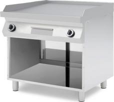 Hendi Laisvai pastatoma lygi dujinė grilio plokštė 2 kepimo zonos Virtuvės linija 800 x 700 mm 10 kW - 220207