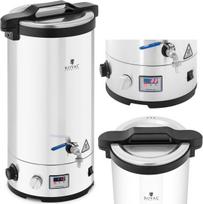 Royal Catering Alaus virimo katilas su laikmačiu iš nerūdijančio plieno 30-110C LED 2500 W 30 l