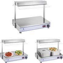 Royal Catering Elektrinė kompaktiška kaitlentė 2 halogeninės lempos 1100W 230V