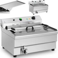 Royal Catering Žuvies koldūnų keptuvė su nusausintuvu 9000 W 30 l 400 V
