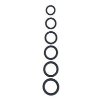 Levelz Classic Silicone Cockring Set penio žiedų rinkinys