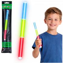 LEAN Toys Tri-color Fluorescent Stick Glow in the Dark Neon Stick 31.5 cm