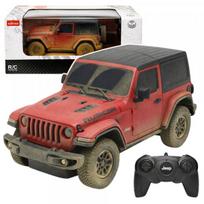 RASTAR JEEP Wrangler Rubicon-Muddy Remote Controlled RC Car Red Rastar 1:24