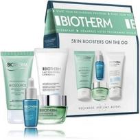 Biotherm Homme Skin Boosters odos priežiūros rinkinys (50 ml. prausiklis + 7 ml. serumas + 15 ml. gelis + 30 ml. pienelis) - 1 vnt.