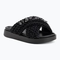 Moteriškos šlepetės INUIKII Woven Stones black