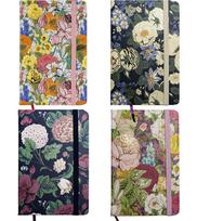Užrašų knygelė FLOWERS, Centrum, A6, 80 lapų, 77gsm, linija, kietu viršeliu, su skirtuku ir gumele