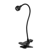 LED stalinė lempa su UV apšvietimu, juoda