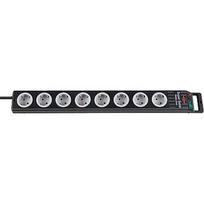 Brennenstuhl Super-Solid Power Strip 8-way, 2.5m, Black/White 1153380118
