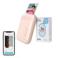 Liene Pearl 2x3" Portable Photo Printer (Pink), Przenośna drukarka do zdjęć Liene Pearl 2x3" (różowa)