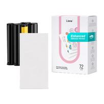 Lipdukų popierius su kasetėmis „Liene PixCut S1“, 4 × 7 col., 72 lapai