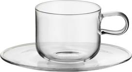 Kosta Boda Puodeliai su lėkštutėmis Viva 300 ml, 2 vnt.