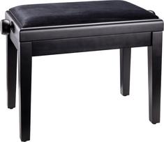Pianino kėdė K&M 13921 juoda matinė, veliūras