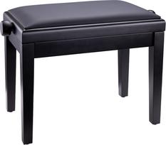 Pianino kėdė K&M 13923 juoda matinė, dirbtinė oda