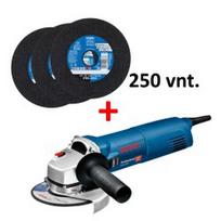 Pjovimo diskai PFERD EHT 125x1,0mm SG Steelox, 250vnt. su priedu