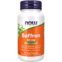 Now Foods Saffron 50 mg 60 vcaps