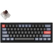 Keychron Klaviatūra V4-B3, RGB LED, 60%, USB Type-C, Mechaninė jungtis, 1000 Hz, Juoda, PBT klavišai
