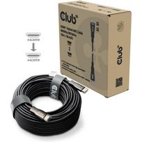 Club3D HDMI 2.1 kabelis CAC-1392 30m, 48Gbps, 8K60Hz, juodas, vienpusis, auksiniai jungtys