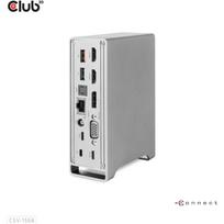 Club3D dokas CSV-1568 120W, 4 vaizdai 16.2Gbit/s, 4 USB 10G/5G, 1 Gigabit Ethernet, 2 audio, maitinimo adapteris 120W