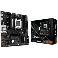 Asrock Motininė A620AM-X, AMD AM5, DDR5, 128GB, 2 x DIMM, 2 x M.2, 2.5Gb/s LAN, POLYCHROME RGB