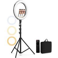 Kita 50W žiedinė LED lempa RG-101, 5500 Liumenų, stovas 67-200 cm