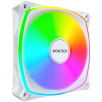 Montech Korpusinis ventiliatorius AX120 PRO WHITE 3 IN 1, 120mm, 12V, 3 ventiliatoriai, 1600RPM, 72.3cfm, 1.85mmH2O, baltas