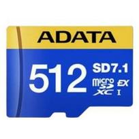 Adata atminties kortelė UD512GEX3L1-C 512GB, skaitymo greitis 800MB/s, rašymo greitis 700MB/s, UHS-II, V30