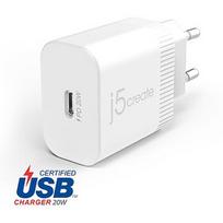J5create 20W PD USB-C WALL CHARGER - EU   JUP1420-EN