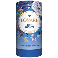 Lovare 1001 Nights Loose Leaf Tea - vynuogių skonio juodosios ir žaliosios arbatos mišinys Lovare 1001 Nights Loose Leaf Tea - vynuogių skonio juodosios ir žaliosios arbatos mišinys