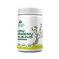 Linų sėmenų aliejus – Švenčionių vaistažolių fabrikas, 60 vnt.
