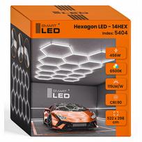 LED Šešiakampė Lubų Lempa 522x298 cm Panelė Apšvietimas Garažui , Dirbtuvėms