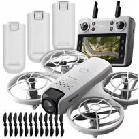 4DRC V53 dronas su LCD valdikliu, 2 kameromis, bešepetėliniu varikliu, 125g, WIFI, 3 baterijos
