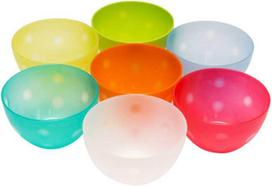 Plastikinė maisto dubuo, 14 cm, mišrių spalvų