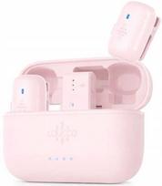 Luucco 2x Mini Bezprzewodowy Mikrofonas Krawatowy 100m Do Telefonu Usb Type-c Usb-c / Minipods K2 / Rožinė
