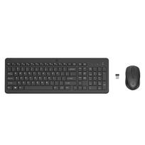 HP 330 belaidis klaviatūros ir pelės komplektas, juoda, US, 2.4GHz