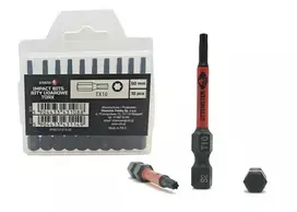 4PRO magnetiniai smūginiai antgaliai TORX 50 mm TX10,TX15,TX20,TX25,TX30,TX40