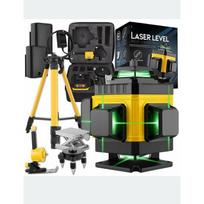 Lazerinis nivelyras 4D – 16 linijų, 360° su trikoju