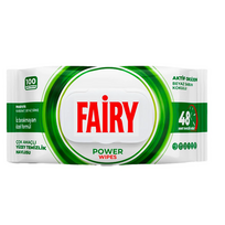 Drėgnos universalios valymo servetėlės FAIRY (100 vnt.)