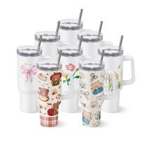 Sublimaciniai termo puodeliai, 8 vnt., 1183 ml