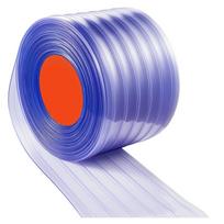 Skaidrios PVC juostų užuolaidos 30.8 m x 30.5 cm