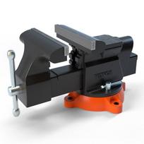 6" spaustuvas su priekalu ir 360° reguliuote