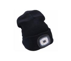 Extol - Kepurė su įmontuotu žibintuvėliu ir USB įkrovimu, 300 mAh, juoda, dydis UNI