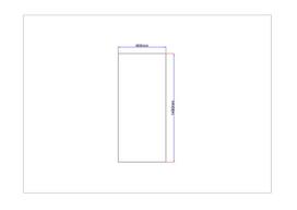 Dušo kabinos šoninis stiklas tiesus 660x1490 grey 3.116.