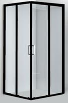 Dušo kabina 1228S 100x100 grey  be pado