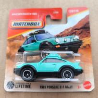 Matchbox Modeliukas 1985 Porsche 911 Rally Light Blue (yra sandėlyje)