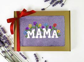 Siuvinėtas rankšluostis „Mama“